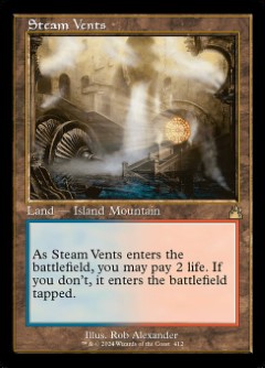 Steam Vents Ravnica Remastered Retro Frame
